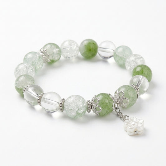 Garden Charm Bead Bracelet - Daisy