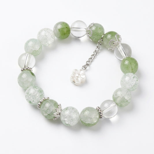 Garden Charm Bead Bracelet - Daisy